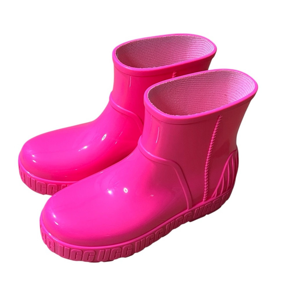 New Ugg Drizlita Pink Waterproof Rain Boots Size 5